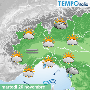 Mappa Giornaliera per la giornata di mercoledì 16 marzo