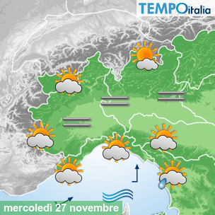 Mappa Giornaliera per la giornata di mercoledì 16 marzo