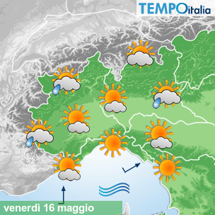 Mappa Giornaliera per la giornata di mercoledì 16 marzo
