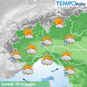 Mappa Giornaliera per la giornata di mercoledì 16 marzo