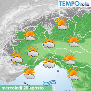 Mappa Giornaliera per la giornata di mercoledì 16 marzo