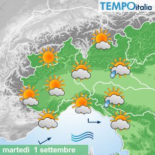 Mappa Giornaliera per la giornata di mercoledì 16 marzo