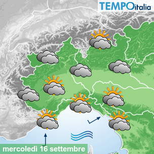 Mappa Giornaliera per la giornata di mercoledì 16 marzo