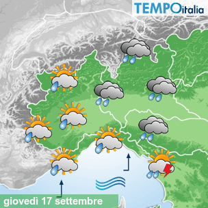 Mappa Giornaliera per la giornata di mercoledì 16 marzo