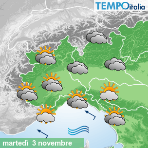 Mappa Giornaliera per la giornata di mercoledì 16 marzo