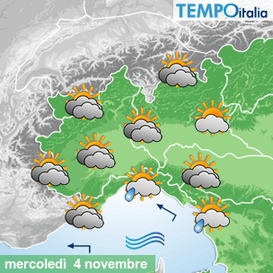 Mappa Giornaliera per la giornata di mercoledì 16 marzo