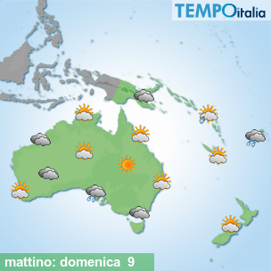 Mappa mattino per la giornata del 2026-08-09