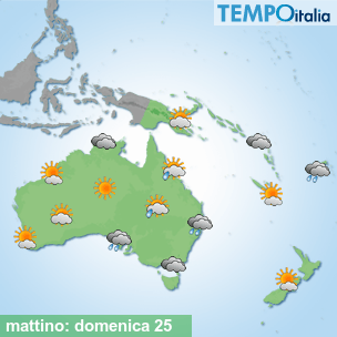Mappa mattino per la giornata del 2026-10-25