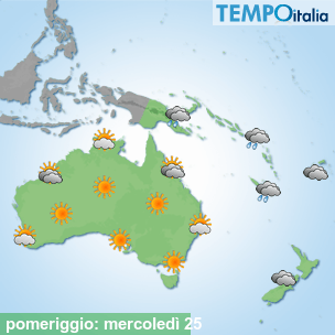 Mappa pomeriggio per la giornata del 2024-12-25