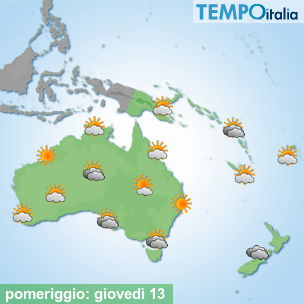 Mappa pomeriggio per la giornata del 2026-08-13