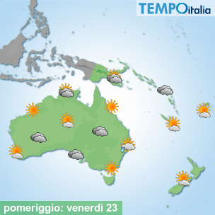 Mappa pomeriggio per la giornata del 2026-10-23