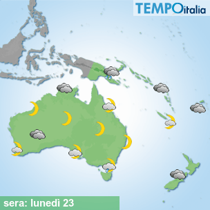 Mappa sera per la giornata del 2024-12-23