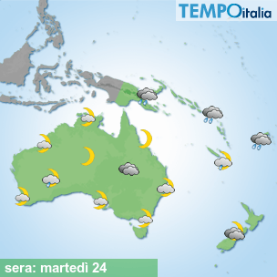 Mappa sera per la giornata del 2024-12-24