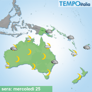 Mappa sera per la giornata del 2024-12-25