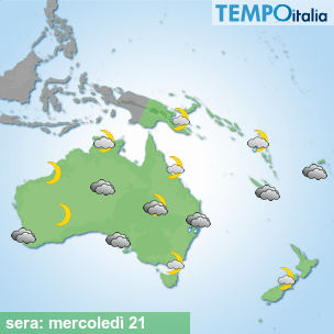 Mappa sera per la giornata del 2026-10-21