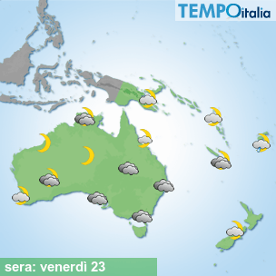 Mappa sera per la giornata del 2026-10-23