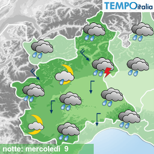 Mappa notte per la giornata del 2026-09-09