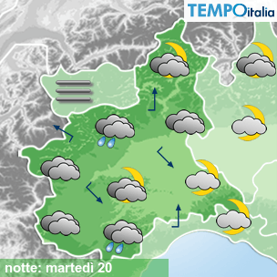 Mappa notte per la giornata del 2026-10-20