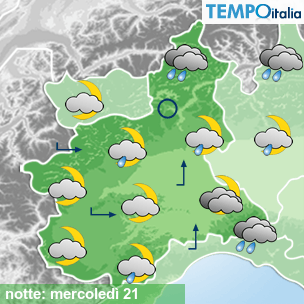 Mappa notte per la giornata del 2026-10-21