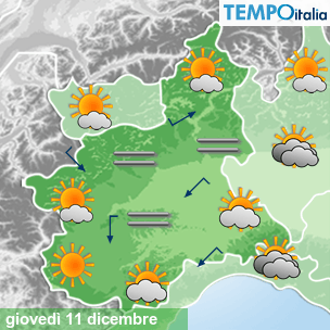 Mappa Giornaliera per la giornata di mercoledì 16 marzo