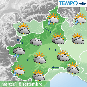 Mappa Giornaliera per la giornata di mercoledì 16 marzo