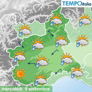 Mappa Giornaliera per la giornata di mercoledì 16 marzo