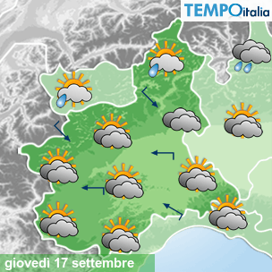 Mappa Giornaliera per la giornata di mercoledì 16 marzo