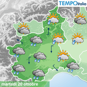 Mappa Giornaliera per la giornata di mercoledì 16 marzo