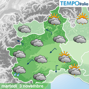 Mappa Giornaliera per la giornata di mercoledì 16 marzo