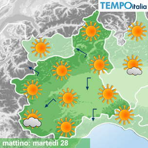 Mappa mattino per la giornata del 2026-07-28