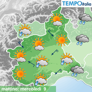 Mappa mattino per la giornata del 2026-09-09
