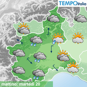 Mappa mattino per la giornata del 2026-10-20