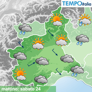 Mappa mattino per la giornata del 2026-10-24