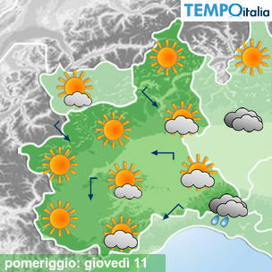 Mappa pomeriggio per la giornata del 2025-12-11