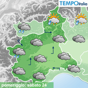 Mappa pomeriggio per la giornata del 2026-10-24