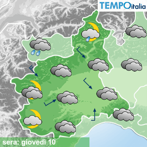 Mappa sera per la giornata del 2026-09-10