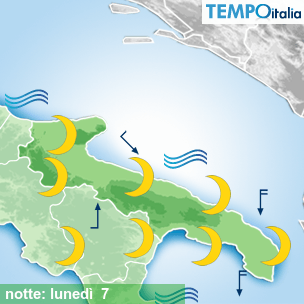 Mappa notte per la giornata del 2026-09-07