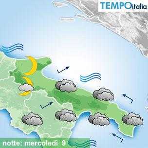 Mappa notte per la giornata del 2026-09-09