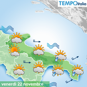 Mappa Giornaliera per la giornata di mercoledì 16 marzo