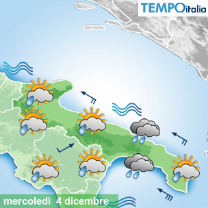 Mappa Giornaliera per la giornata di mercoledì 16 marzo