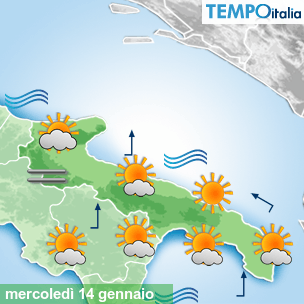 Mappa Giornaliera per la giornata di mercoledì 16 marzo