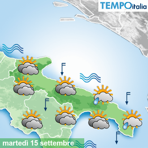 Mappa Giornaliera per la giornata di mercoledì 16 marzo