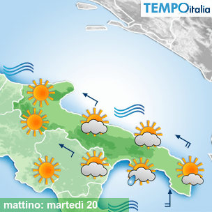 Mappa mattino per la giornata del 2026-10-20