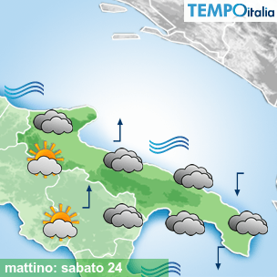 Mappa mattino per la giornata del 2026-10-24