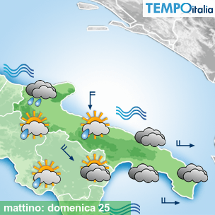 Mappa mattino per la giornata del 2026-10-25