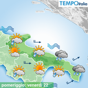 Mappa pomeriggio per la giornata del 2024-11-22