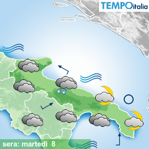 Mappa sera per la giornata del 2026-09-08