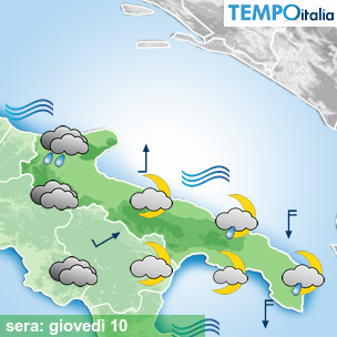 Mappa sera per la giornata del 2026-09-10