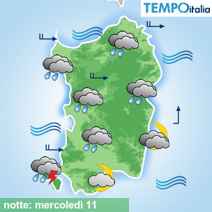 Mappa notte per la giornata del 2026-02-11