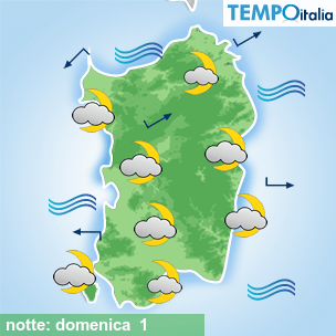 Mappa notte per la giornata del 2026-03-01